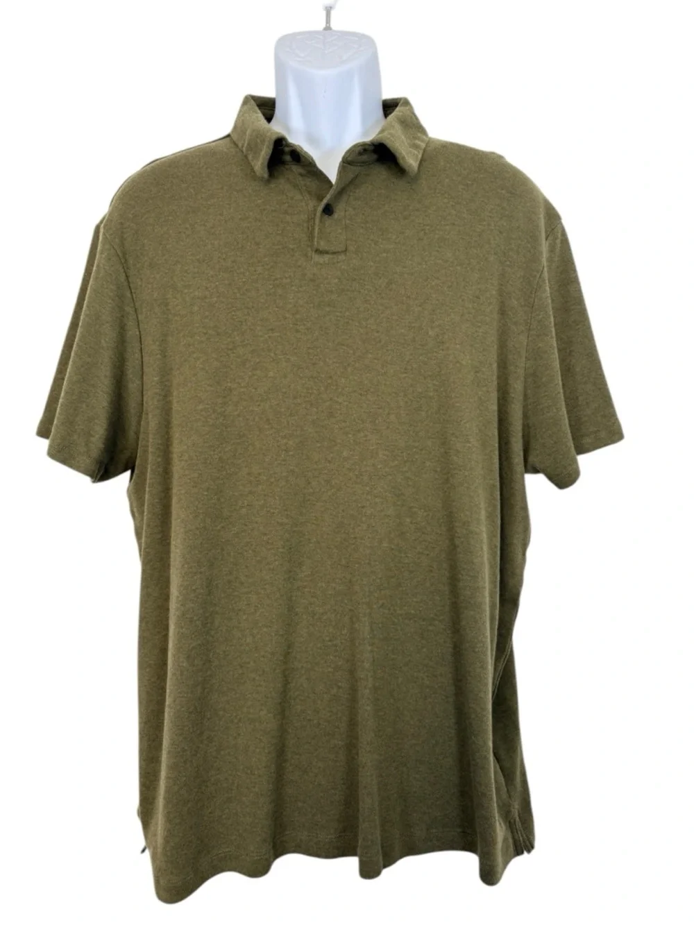 Banana Republic Polo Shirts XXL Lot 2 Green Grey Cotton Short Sleeve Casual